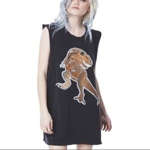 LF black trex muscle tee